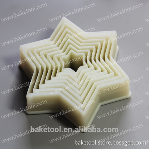 7pcs star shaped nylon cutters set